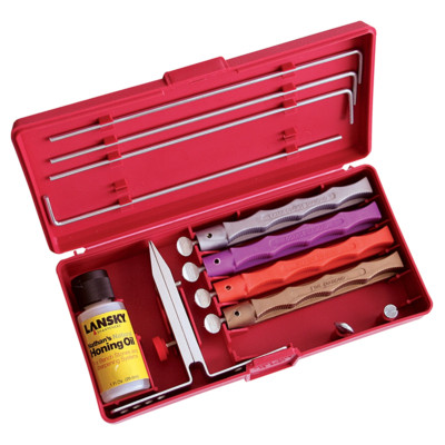 Lansky Sharpeners LKDMD Lansky Deluxe Diamond Knife Sharpening System