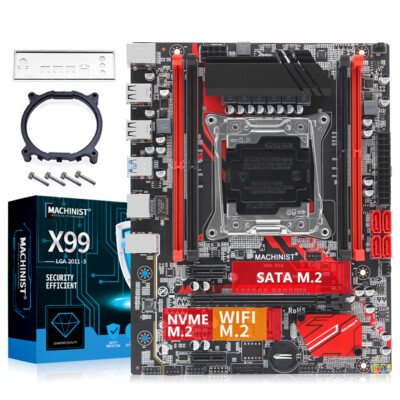 Machinist X99 Series Motherboard LGA 2011-3 Support RAM M.2 NVME XEON E5 V3 V4#