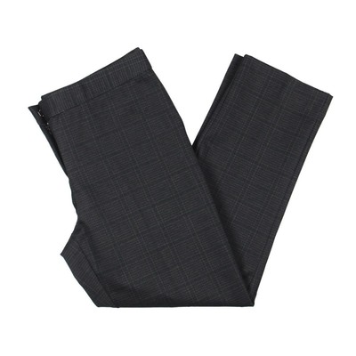 

Женские черные классические брюки в клетку с высокой посадкой Amanda + Chelsea  BHFO 0554, Черный, 89651031