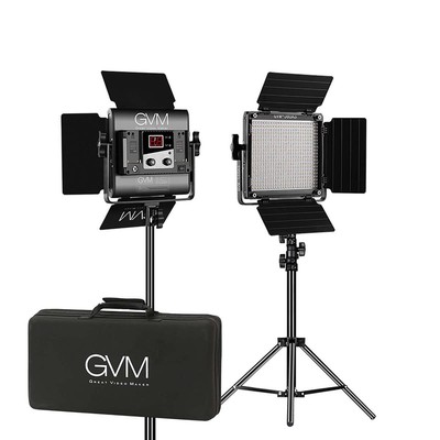 Двухцветная мягкая светодиодная панель GVM 560AS, 30 Вт, комплект из 2 ламп, 2300K-6800K #GVM-560AS-2L