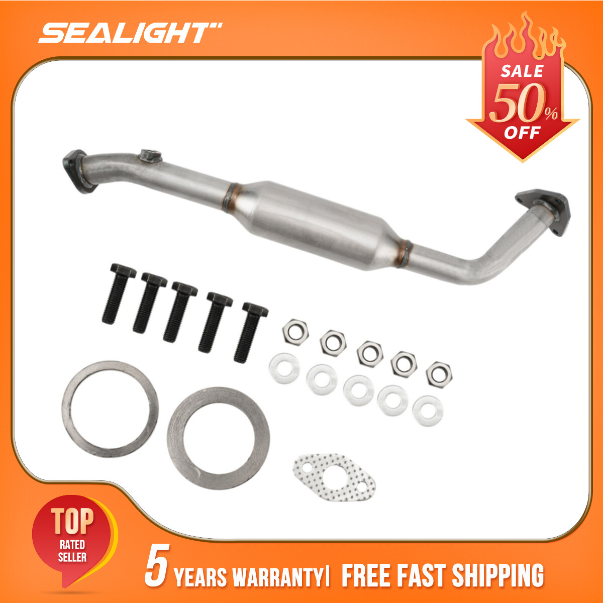 専用10×5 New Catalytic Converter For 1998-2002 2003 2004 2005 2006