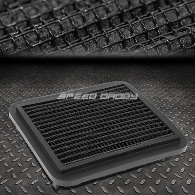 ДЛЯ 01-03 TOYOTA PRIUS ЧЕРНАЯ МНОГОРАЗОВАЯ/МОЮЩАЯСЯ ВСТАВНАЯ ПАНЕЛЬ ВОЗДУШНОГО ФИЛЬТРА