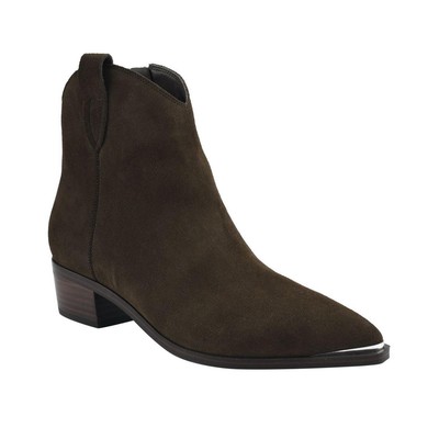 Женские ковбойские сапоги Marc Fisher Mikala Brown в стиле вестерн, средний размер 6,5 (B,M) BHFO 1471