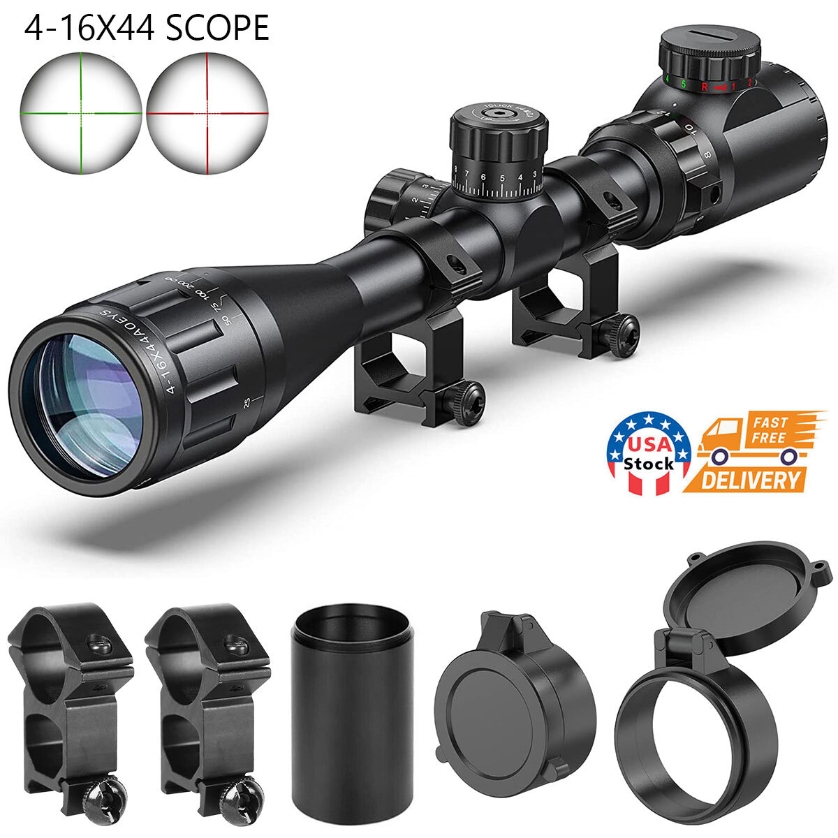 ライフルスコープ 4-16X44 (BSA CATSEYE) BSA Optics 4-16x44