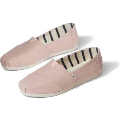 

Женские розовые туфли на плоской подошве Toms Alpargata, модные лоферы 12 Medium (B,M) BHFO 9889, Spanish villa, Alpargata