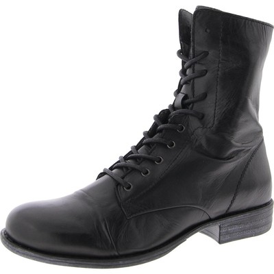 Женские ботинки на шнуровке Miz Mooz Lukas черного цвета в боевом стиле 10 Medium (B,M) BHFO 4511