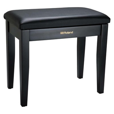 Roland Piano Bench с мягким сиденьем и отсеком для хранения, цвет Satin Black