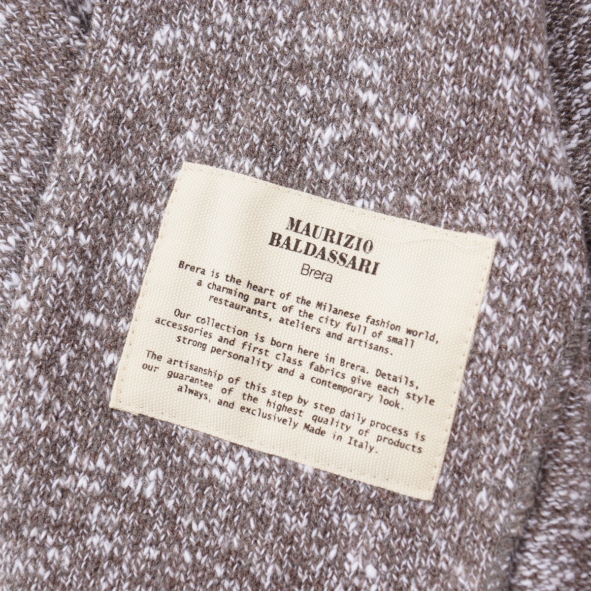 Pre-owned Maurizio Baldassari F/w 24-25 Wool Cardigan Sweater-blazer M (eu 50) Swacket In Brown