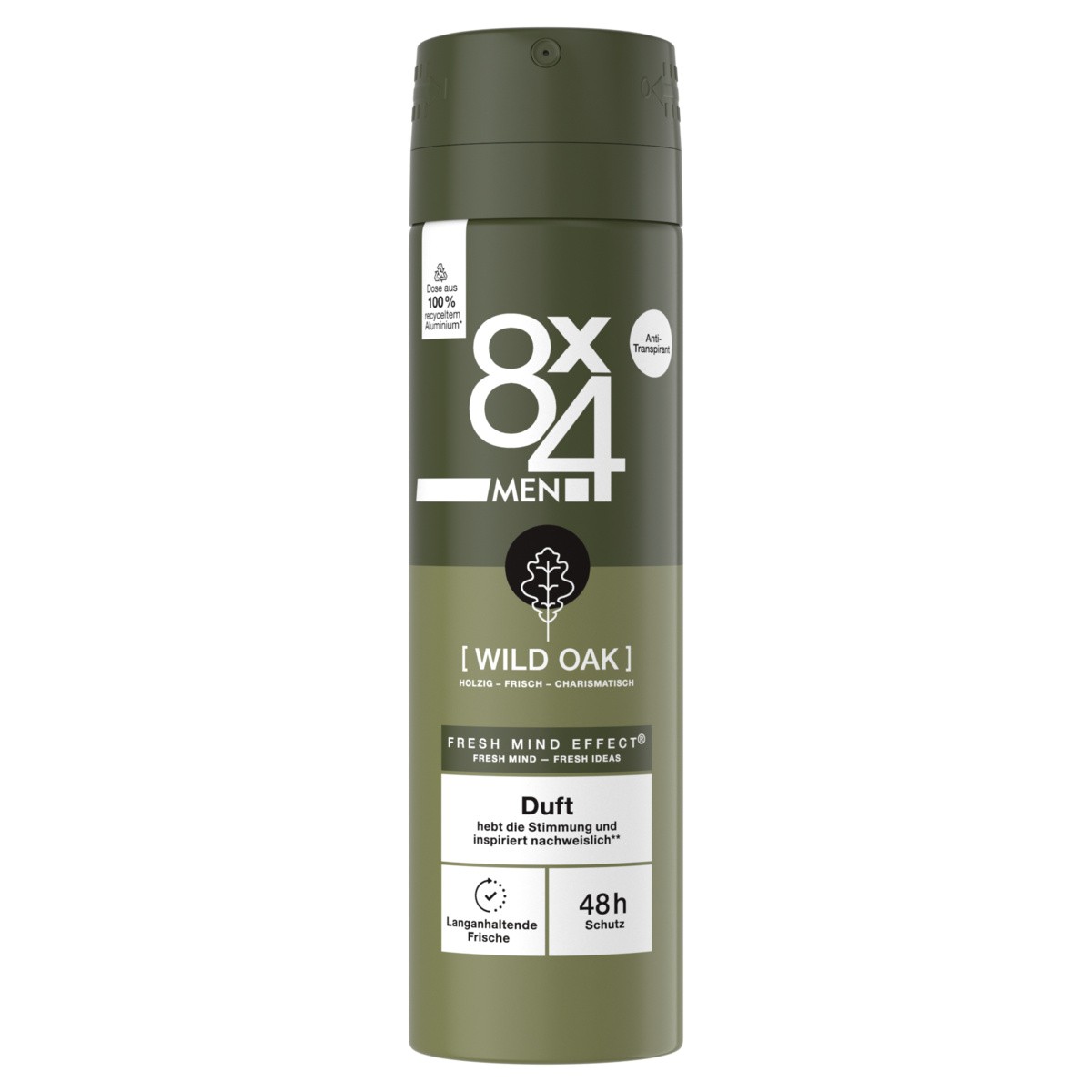 8x4 Deo Spray Wild Oak 6 x 150ml - Bild 2 von 3