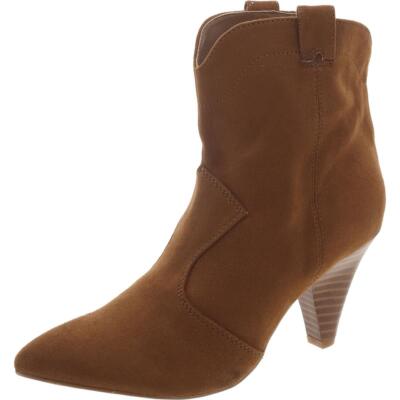 Женские ботильоны с острым носком из искусственной замши Nine West Womens Cindra 2 BHFO 7588