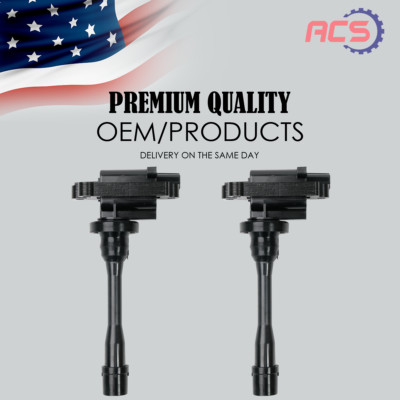Set of 2 OEM Ignition Coil for Mitsubishi Lancer Eclipse Chrysler Dodge L4 UF295