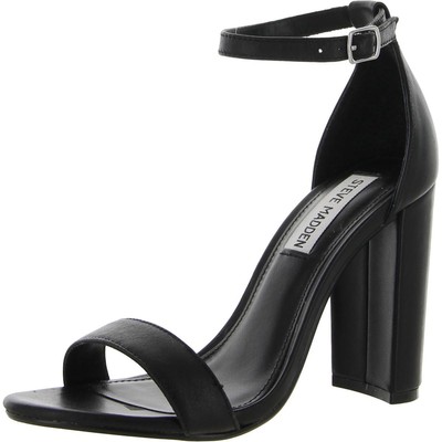 

Женские черные классические сандалии Steve Madden Carrson 7 Medium (B,M) BHFO 9014, Black leather