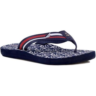 

Женские шлепанцы Nautica Manon в темно-синюю полоску 6, средний (B,M) BHFO 4691, Navy/anchor print, Manon