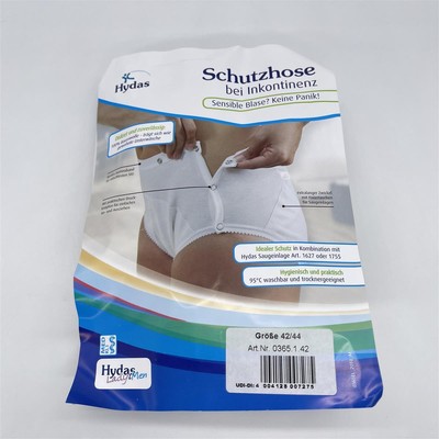 Hydas Inkontinenzslip knöpfbar - waschbar und Trockner geeignet Größe 42/44, 1 S