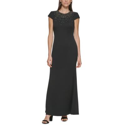 

Женское вечернее платье макси с украшением Vince Camuto BHFO 0473, Черный