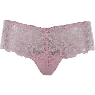

B.Temptd by Wacoal Женские розовые кружевные дерзкие сексуальные трусики танга  5 BHFO 8613, Pink nectar, 945232