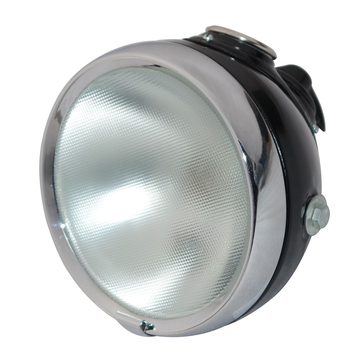 6" Lucas MU42 Flat Frost Glass Headlight Panther Fits Triumph Ariel Douglas 