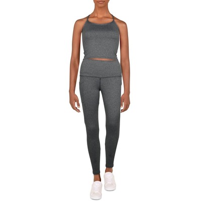 

Женский серый комплект спортивной одежды Catherine Malandrino из 2 предметов Athletic  BHFO 0752, Dark heather gray