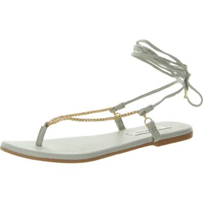 

Steve Madden Womens Tyra Ivory Thong Sandals Shoes 9 Medium (B,M) BHFO 0288, Кость, Tyra