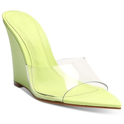 

Женские туфли-лодочки на каблуке Schutz Luci Vynil Green Slide 6.5 Medium (B, M) BHFO 4652, Transparent/green fresh