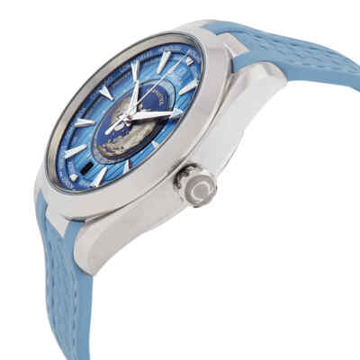 Pre-owned Omega Seamaster World Time Gmt Automatic Blue Dial Men's Watch 220.12.43.2203002