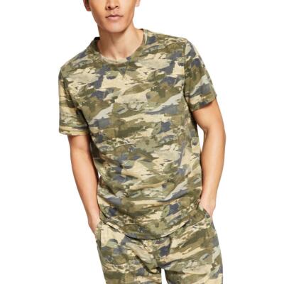 

Мужская мягкая футболка с коротким рукавом Sun + Stone BHFO 3775, Green camo, 100145015