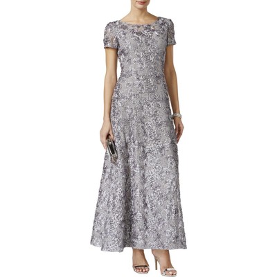 Женское вечернее платье-розетка в полный рост с блестками Alex Evenings, BHFO 9082