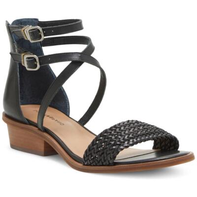 

Женские летние плетеные босоножки на каблуке Lucky Brand Skippir BHFO 0786, Черный, Skippir