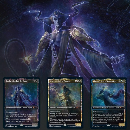 Erebos God of the Dead 1x FOIL THS MTG Theros Mythic MINT black Erebos God of the Dead 1x FOIL THS MTG Theros Mythic MINT black