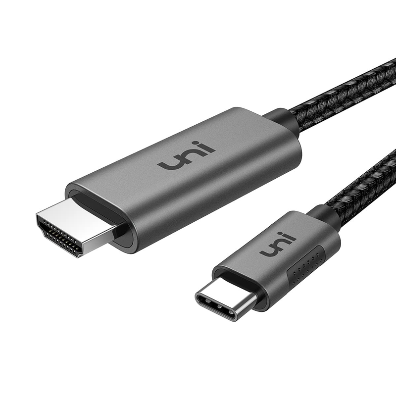 USB C to HDMI Cable 6Ft-2 Pack 4K@60Hz,  USB Type C to HDMI Cable [Thunderbolt 3