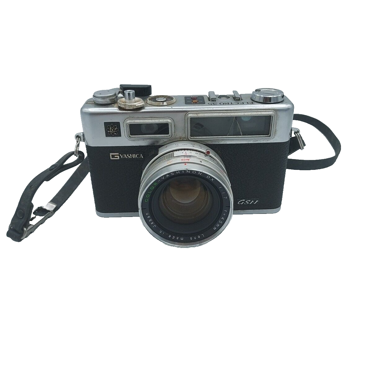 フィルムカメラ YASHICA ELECTRO35 GSN 45mm f1.7 Yashica Electro 35 GSN Rangefinder Film Camera w/45mm f1.7