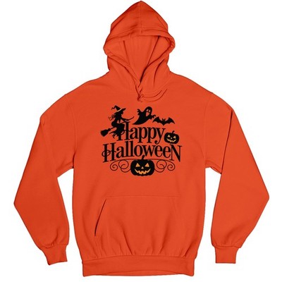 Happy Halloween Hoodie Funny Pumpkin Jumper Party Fall Outfit For Adults & Kids