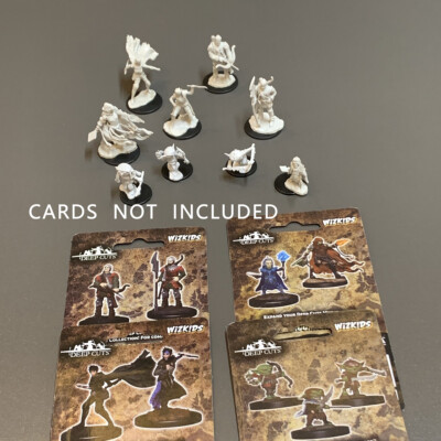 Lot 8 Town Guards Evil Pathfinder battles Dungeons & Dragon D&D Miniature Figure