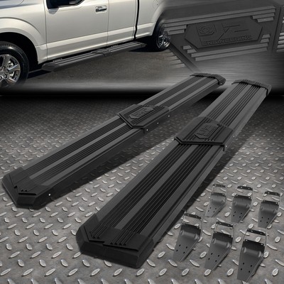 J2 ДЛЯ 15-22-ЛЕТНЕГО FORD F150-350 С УДЛИНЕННОЙ КАБИНОЙ 10 ПОДНОЖЕК С ЧЕРНОЙ ГОФРИРОВАННОЙ ПЛАНКОЙ