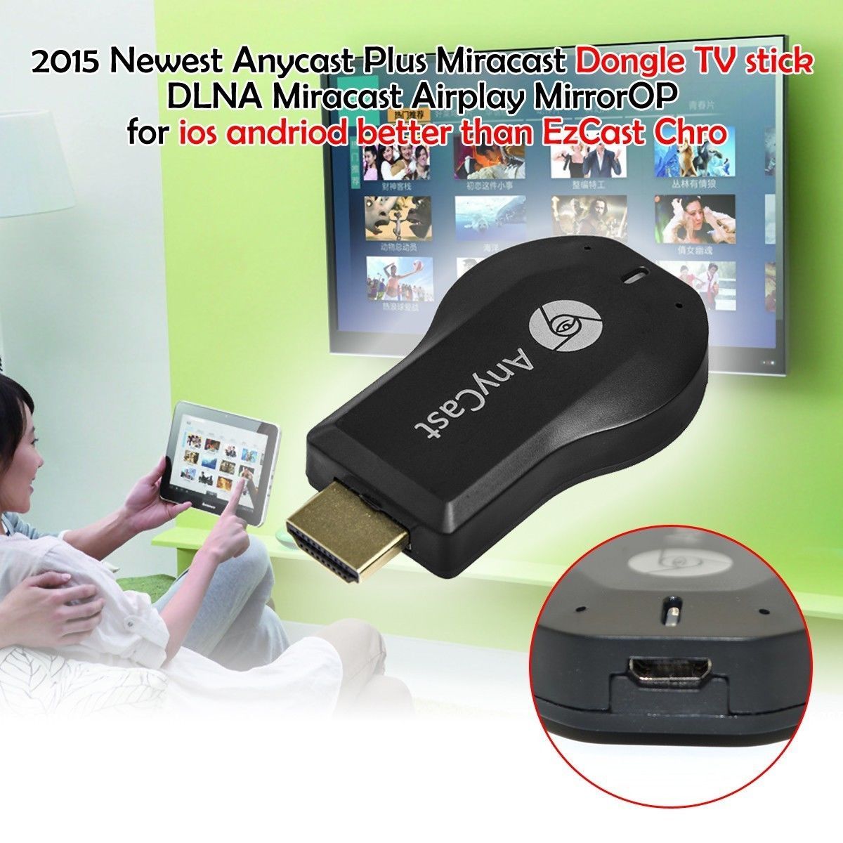 Anycast m2 Plus HDMI Wi-Fi приемник. TV Dongle HDMI TV Stick беспроводной Wi-Fi. WIFI display Miracast TV Receiver. Приставка ТВ Anycast Ota WIFI дисплей. Dlna airplay