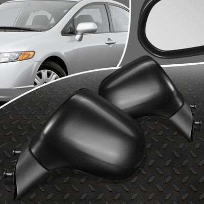 ДЛЯ 06-11 HONDA CIVIC 4DR ПАРА OE STYLE РУЧНАЯ РЕГУЛИРОВКА БОКОВОГО ЗЕРКАЛА ЗАДНЕГО ВИДА