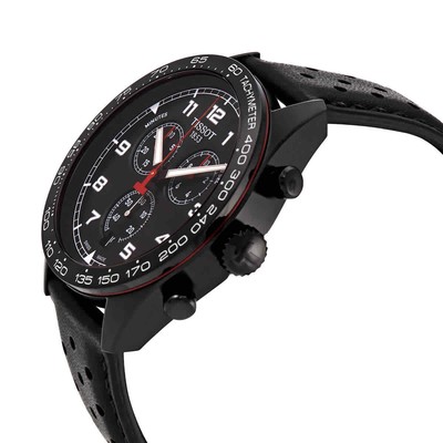 Pre-owned Tissot Prs 516 Chronograph Quartz Black Dial Men's Watch T131.617.36.052.00
