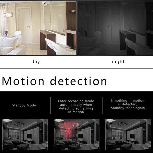 Mini 1080P Spy Camera Security Hidden Motion Detection HD Night Vision Nanny Cam - Image 11