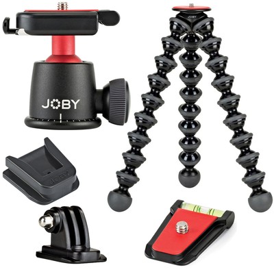 JOBY BallHead 3K, Черный/красный, с подставкой GorillaPod 5K, Черный,Быстроразъемная пластина 3K