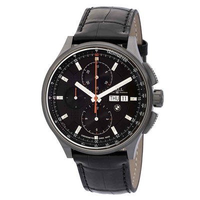 Pre-owned Ball Bmw Chronograph Automatic Black Dial Men's Watch Cm3010c-ll1cj-bk