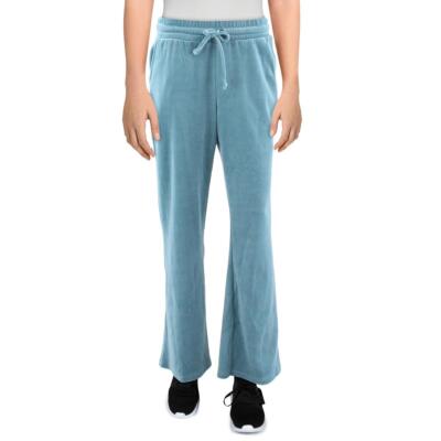 

Женские синие велюровые удобные и уютные спортивные штаны Ava + Esme, одежда для отдыха  BHFO 7888, Turquoise aqua