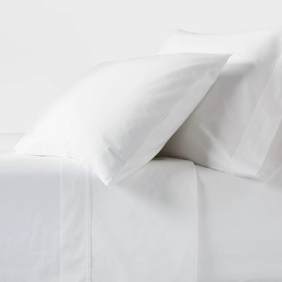 250 Thread Count Organic Percale Sheet Set - Threshold 