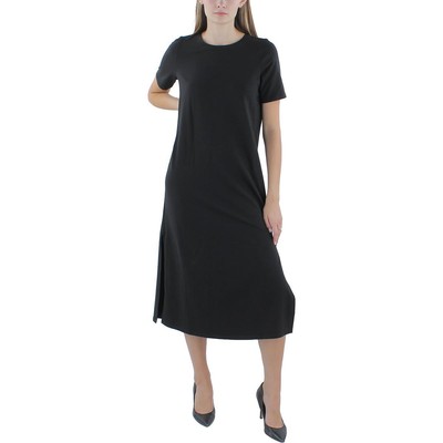 Женское черное платье-футболка из органического хлопка Eileen Fisher XXS BHFO 7480