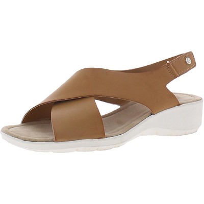 

John s Bay Womens Zeener Slingback Туфли на танкетке из пены с эффектом памяти BHFO 5211, Zeener