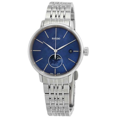 Rado Coupole Classic Moonphase Кварцевые женские часы с синим циферблатом MOP R22883913