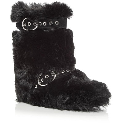 Женские черные сапоги до середины икры JC Play by Jeffery Campbell 8 Medium (B,M) BHFO 8845