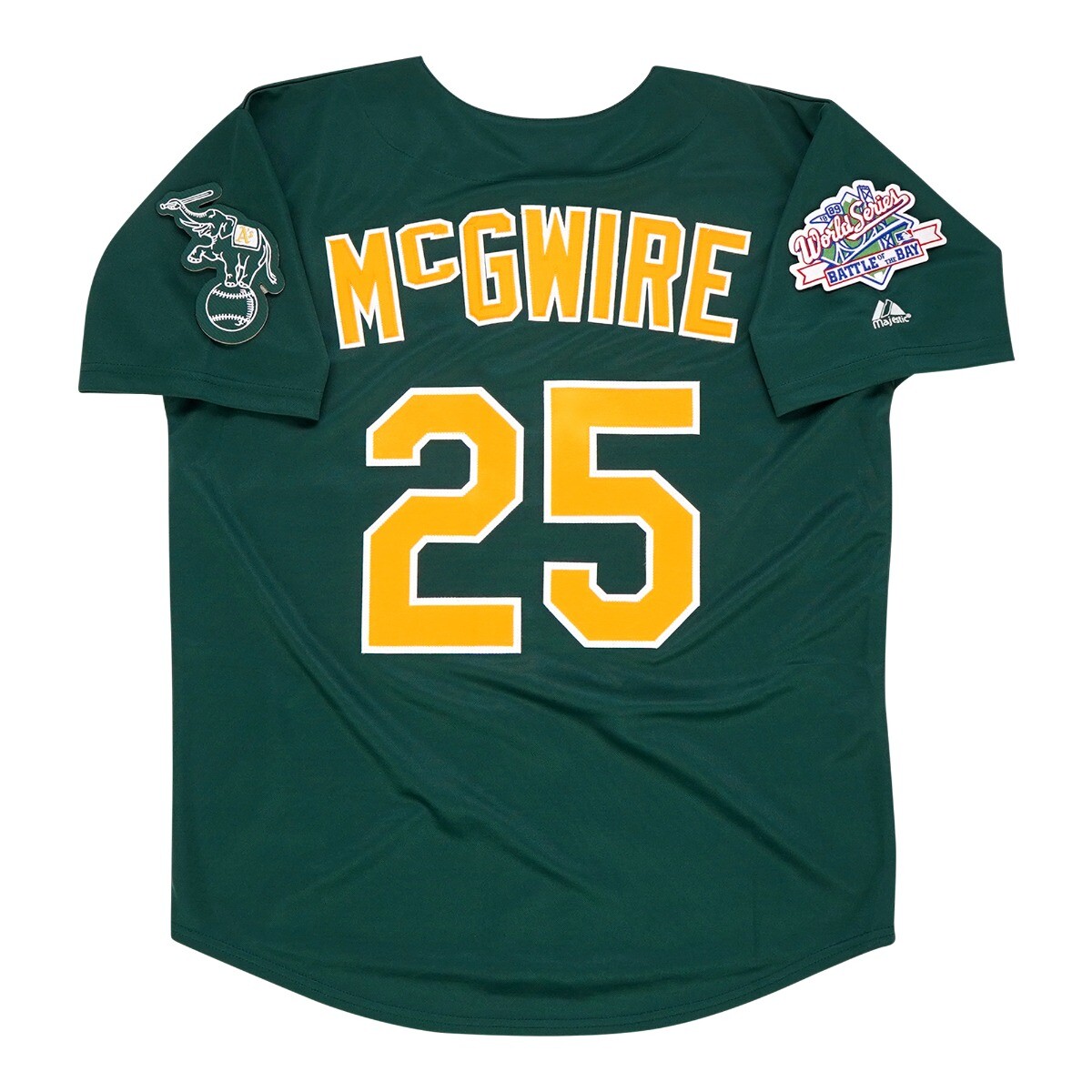 Mark McGwire Oakland Athletics 1989 World Series Alternate Green