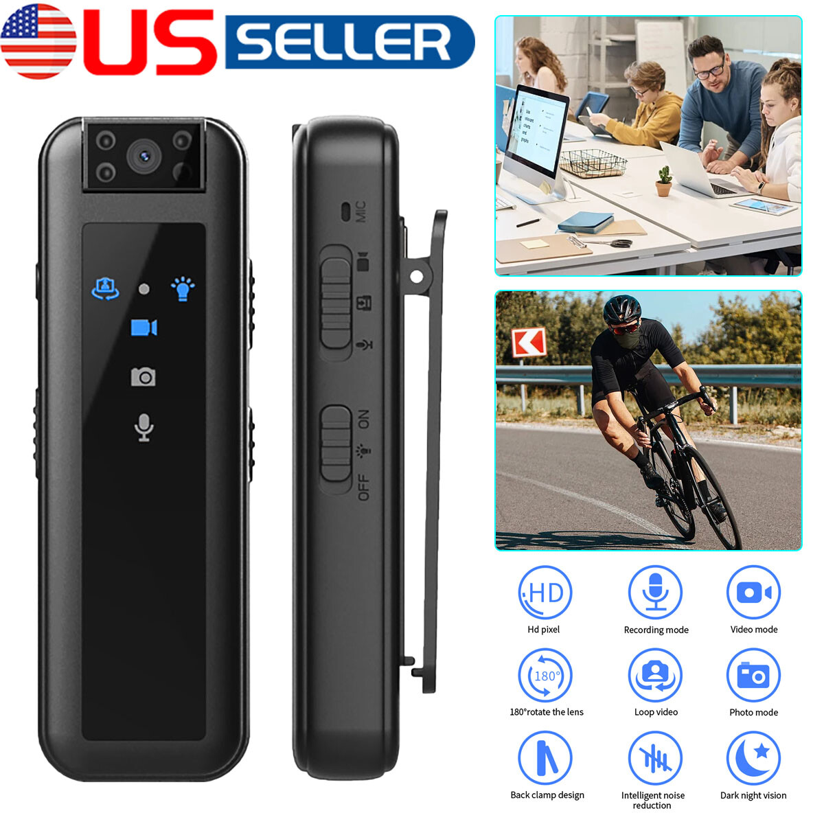 Portable Body Police Camera