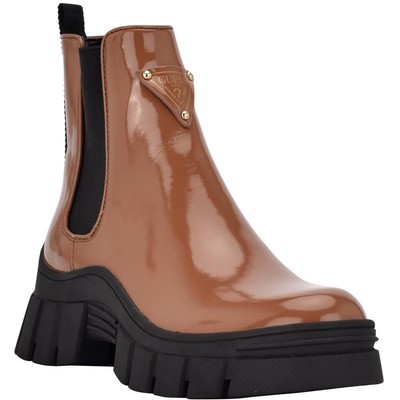 Женские ботильоны Guess Hestia коричневого цвета Chelsea Boots Shoes 7.5 Medium (B,M) BHFO 1909