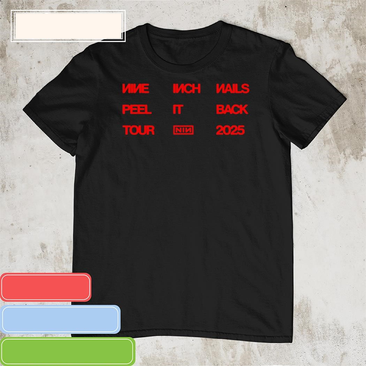 Nine inch nails peel it back tour 2025 T shirts size S-5XL